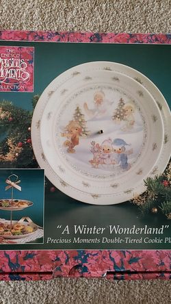 Double tier Cookie plate