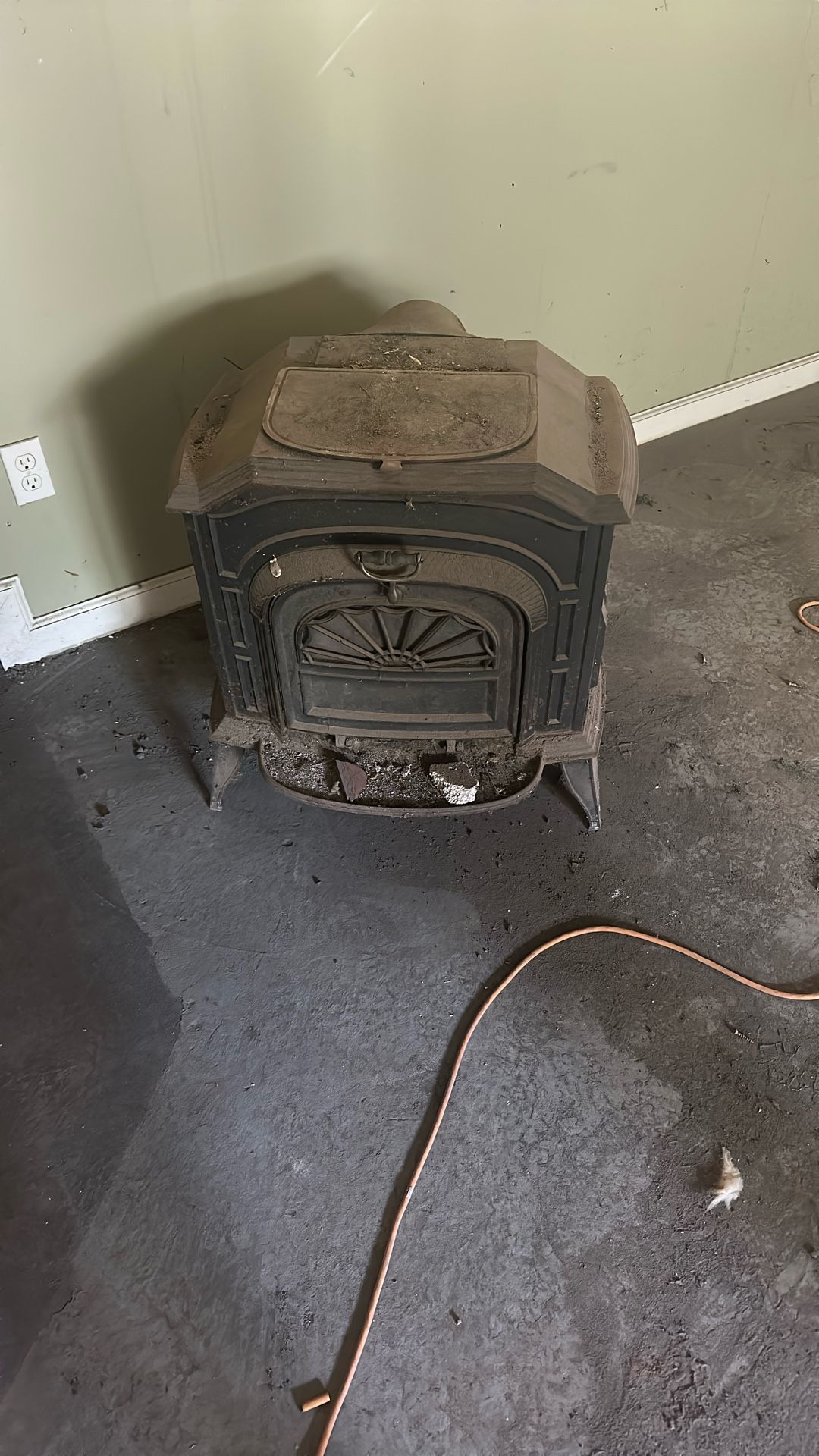 wood burning stove