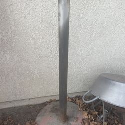 Sign Pole Heavy About 5-foot Tall