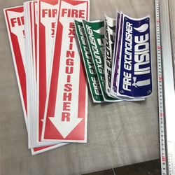 Fire Extinguisher Safety Compliance Decals