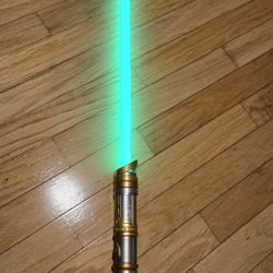 2025 Light Saber Protection & Defense, with Green Crystal and Saber Sheath: Disney Star Wars Savi's