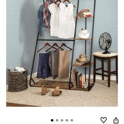 Closet wardrobe double rod storage