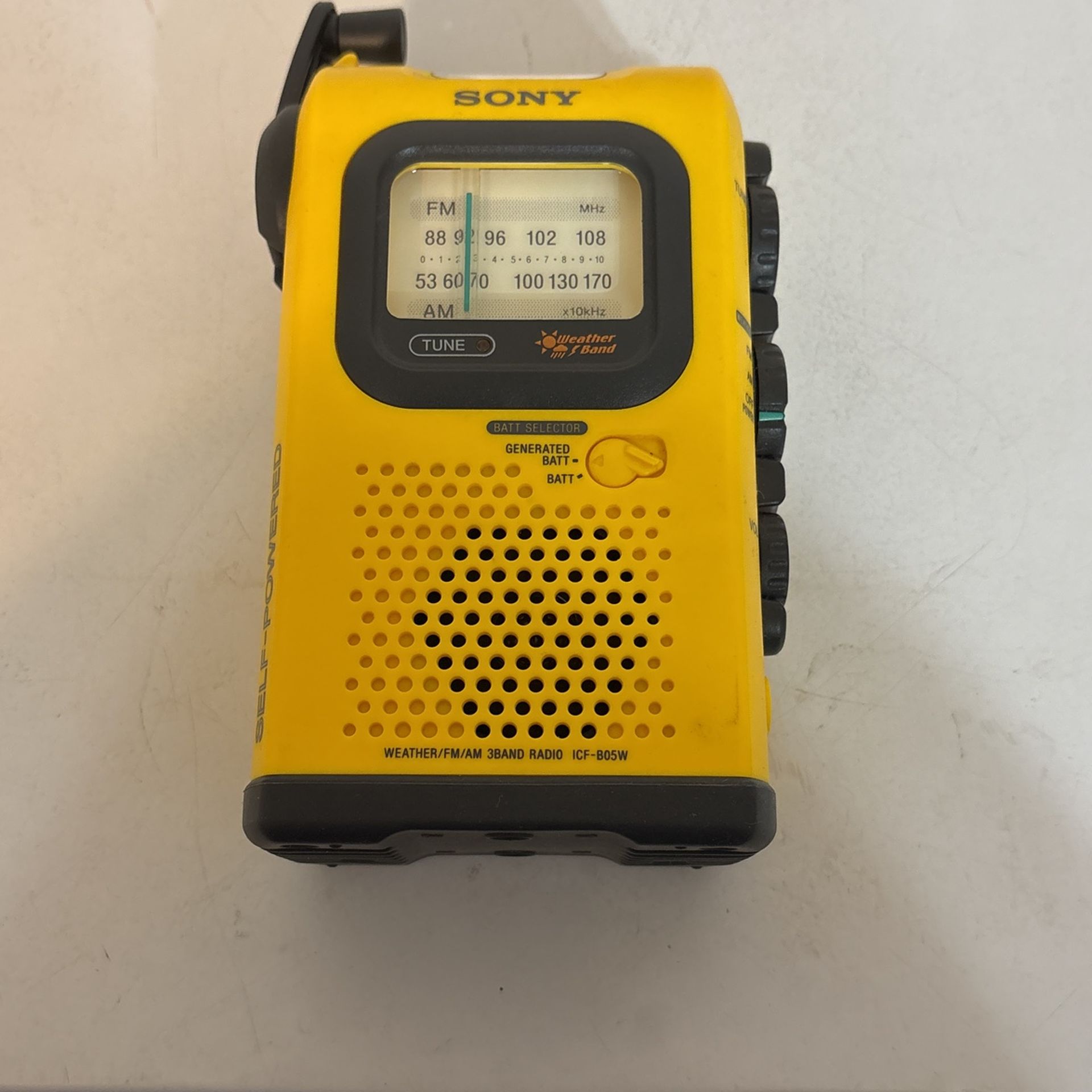 Sony Emergency Weather Band Radio