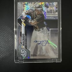 Manny Machdo 2020 Topps Chrome Auto /125