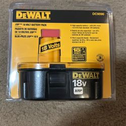 18V XRP Ni-Cd Rechargeable Battery with Security Strap for DEWALT 18V 