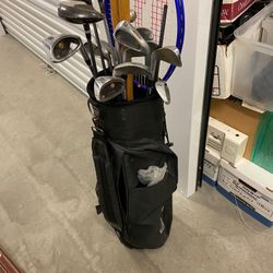 Golf Bag And Clubs