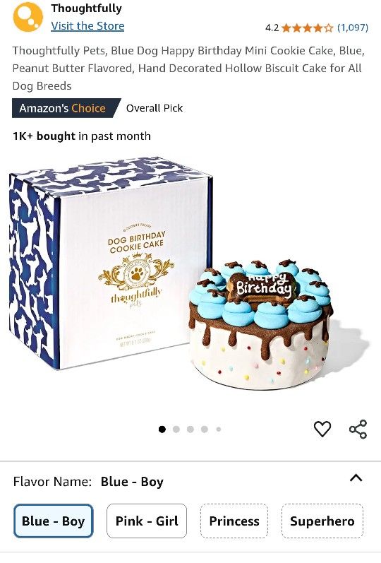 New In Box. BIRTHDAY CAKE FOR DOG. SEE PHOTOS. CASH, PICKUP ONLY
