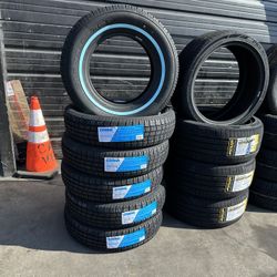 205-75R15 Brand. New White Wall Tires For Sale