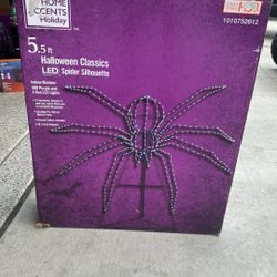 Halloween Purple Spider Outdoor Decoration 