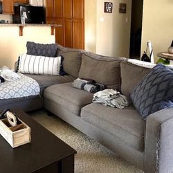 Grey sectional