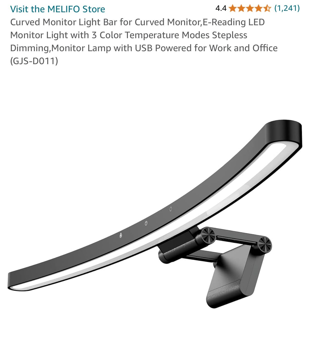new monitor light bar