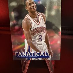 Allen Iverson Topps Fanatical Refractor 