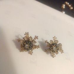 Vintage Old Screw On Earrings