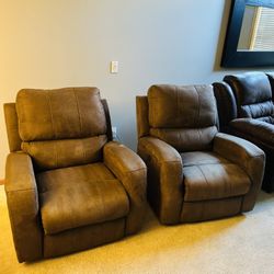 Microfiber Power Recliner Set