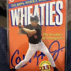 Cal Ripken Wheaties Cereal Box " 1996 "