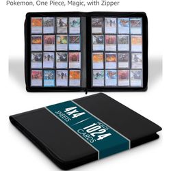 Houseables 1000 Card Binder, Ringless Card Binder, 16 Pocket, Collection Folder, Guardian, Collector Book Holder, Collectible Trading Album, Sports, M