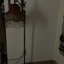 Recliner Sofa And Lamp Both Are In Good Condition 