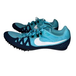 Nike Zoom Rival M8 Track & Field Polarized Blue White Womens Size 10