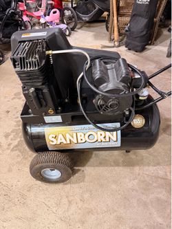 Sanborn air compressor 20 gallon 155 psi