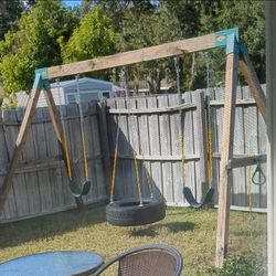 Eastern Jungle Gym Tire Swing / Swing Set
