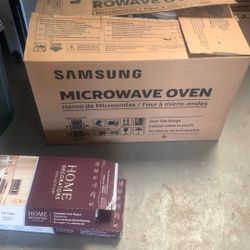 Brand new stainless steel microwave