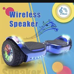 Hover Star Board Self Balancing Board W LED Wheels & Bluetooth speaker New In Box paid $220