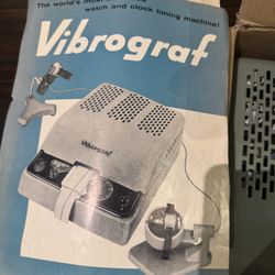 Vibrograf Watch And Clock Timing Machine 