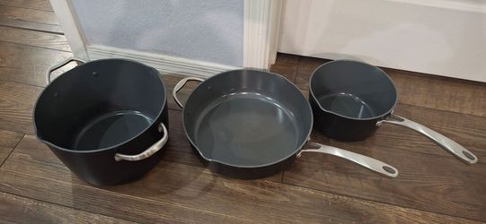 Tramontina 3pcs Induction ready pot and pan