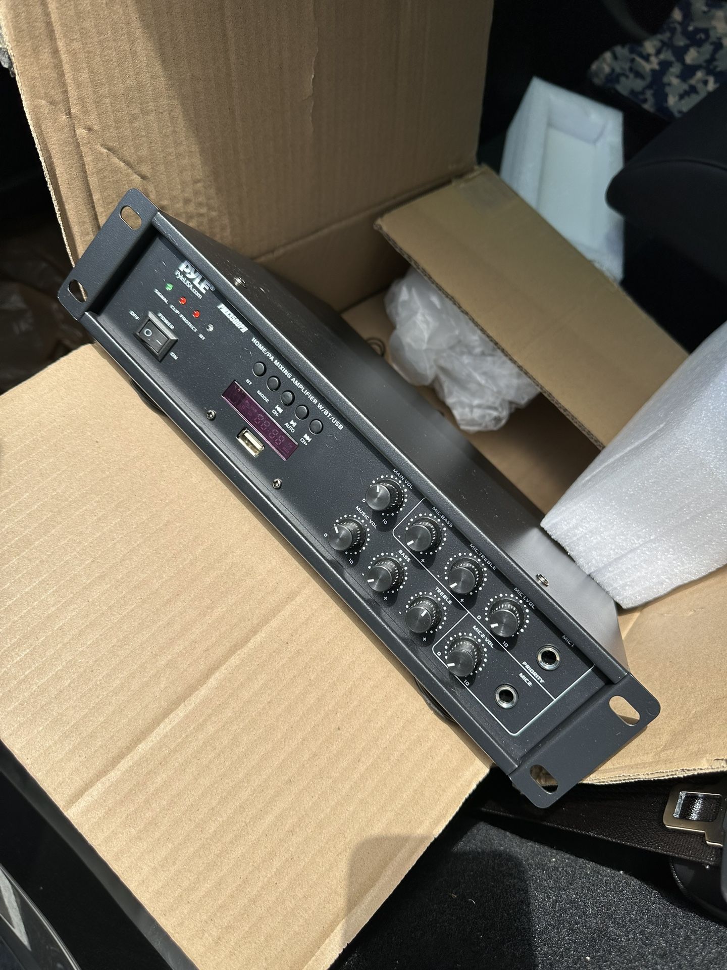 Pyle PMX3500PH Bluetooth Home PA Mixing Amplifier
