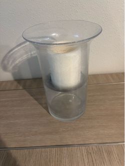 Glass Candle Holder