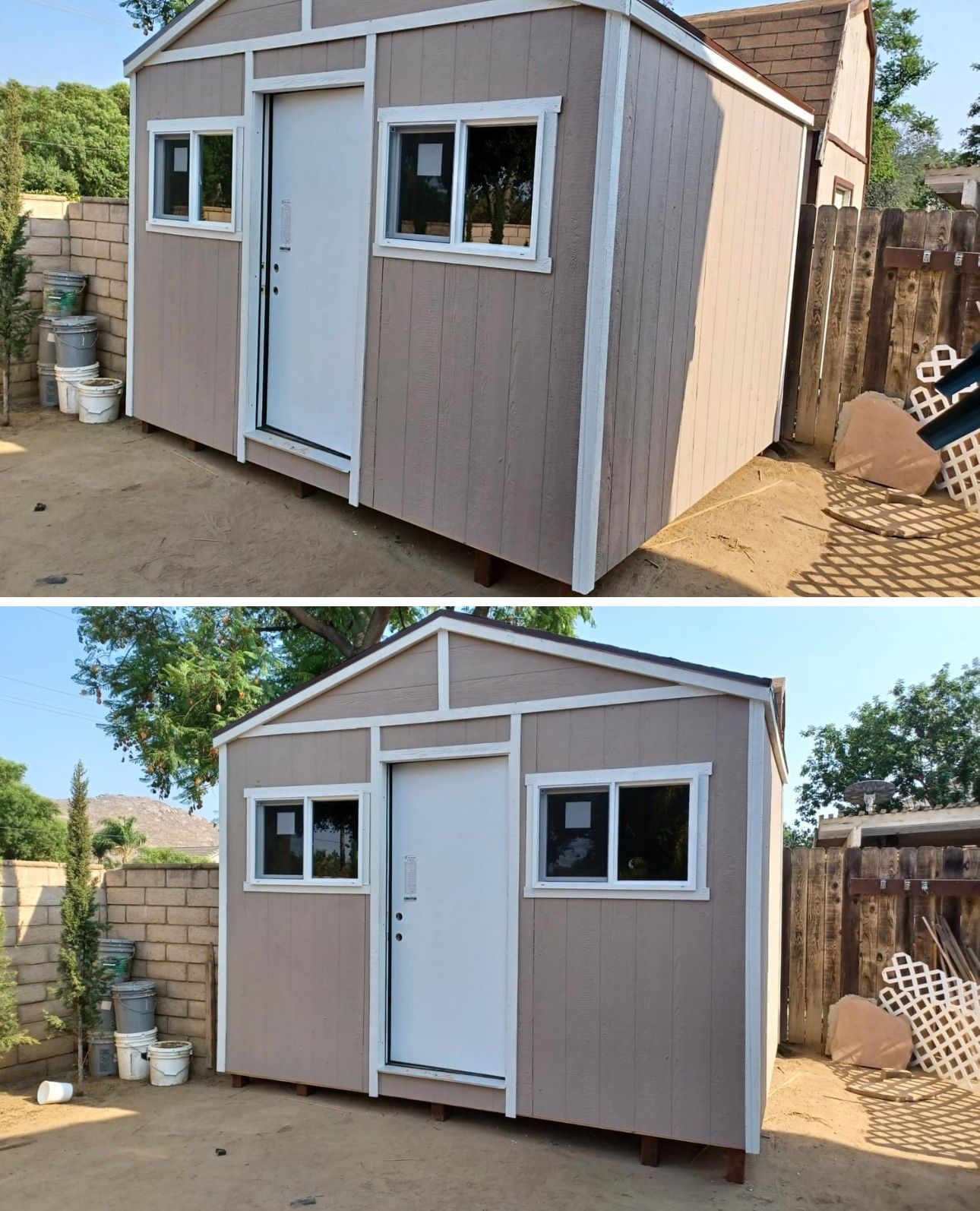 Sheds Casitas Storage unit 12Wx12Dx8H