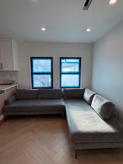 West Elm sectional sofa