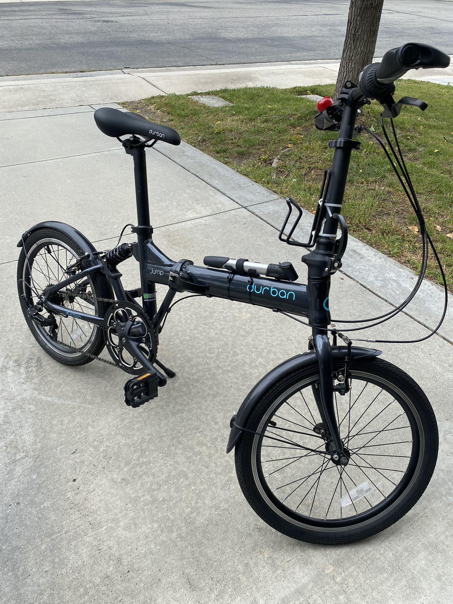 Durban Folding Bike With Rear Shock