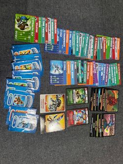 Skylander cards, multiple