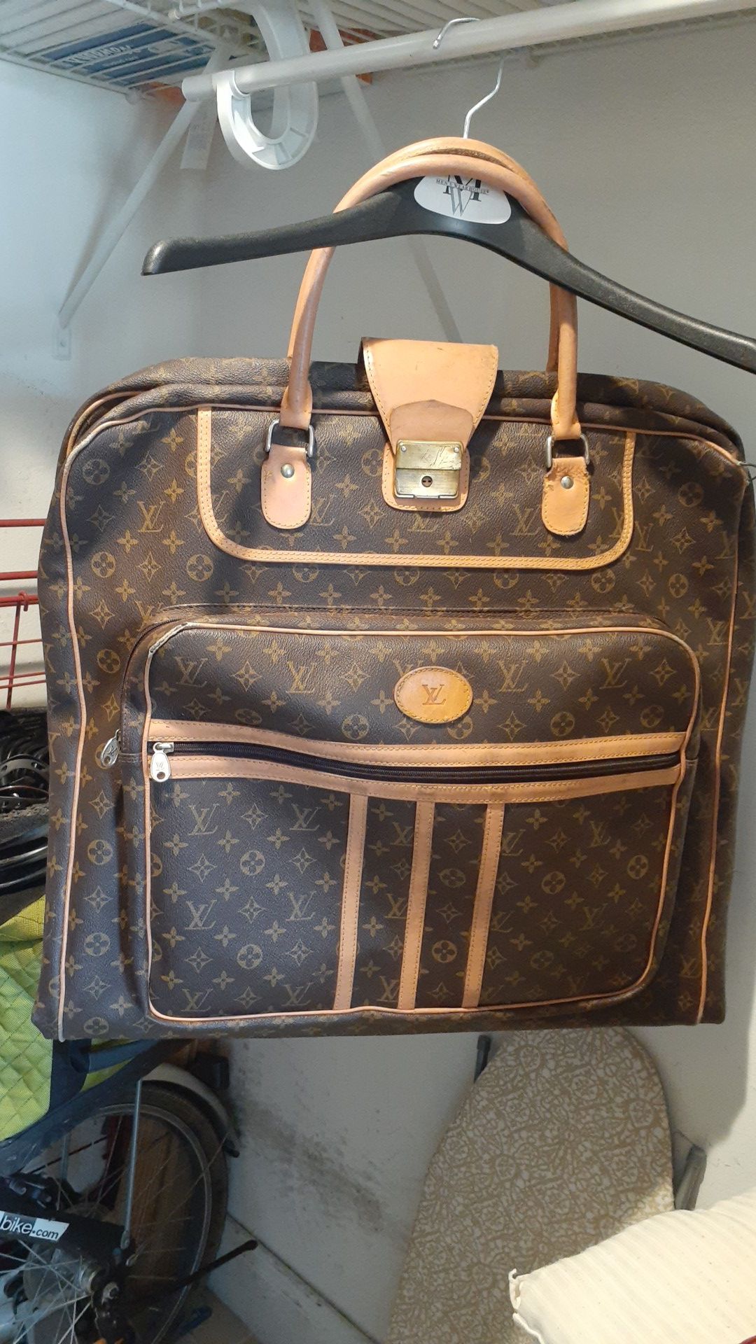 Vintage Louis Vuitton suit bag