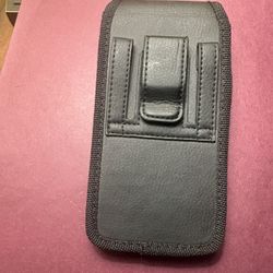 💥📲✅ BRAND NEW!!  CELL PHONE HOLSTER / HOLDER / CASE / POUCH LEATHER WITH BELT CLIP AND LOOPS
