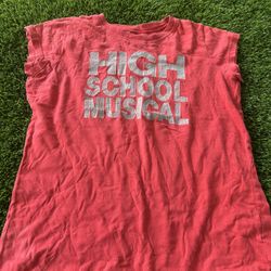 VTG y2K Disney store high school musical girls t- shirt size large 14