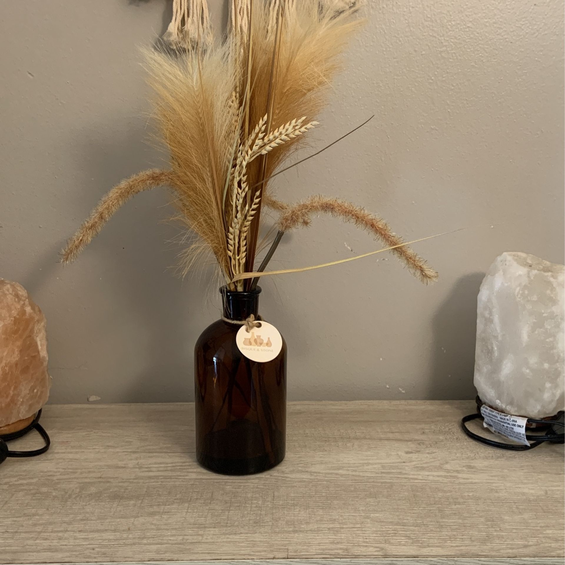 Glass Vase , Artificial Flower , Home Decor 