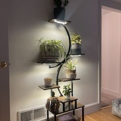 Plant Stand with Grow Lights