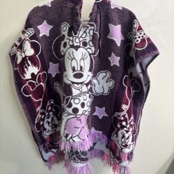 Toddler Minnie Mouse pancho
