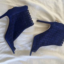 Marc Fisher Blue Heels
