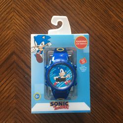 NWT Sonic flashing LCD watch 