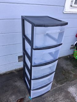 5 Drawer Plastic