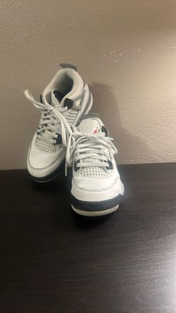 Jordan’s 4 Retro White Cement Kids Shoes 