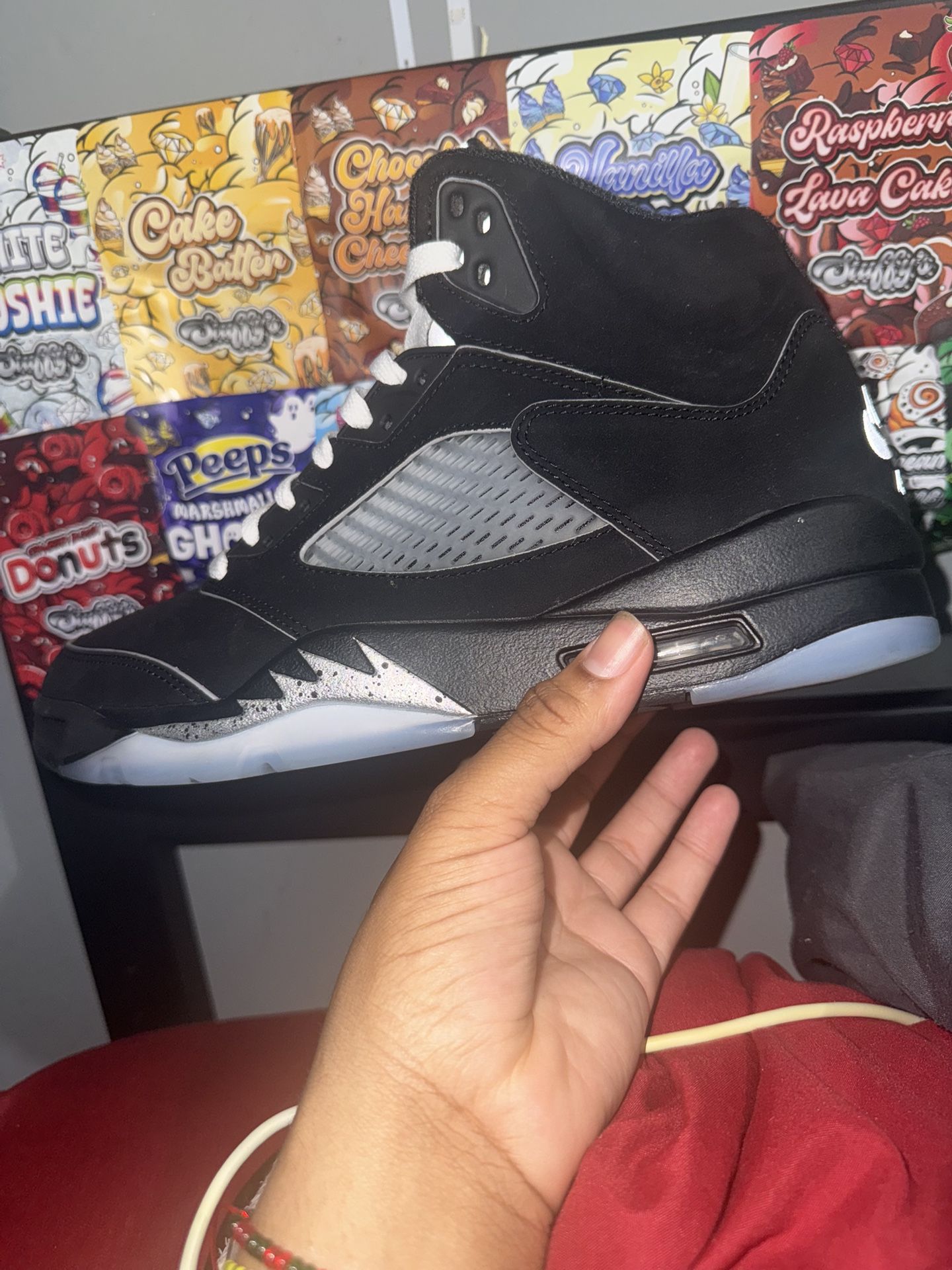 Jordan 5 Black Metallic Size 10.5 OG all