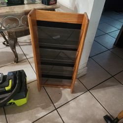 Wood Magazine Book Rack