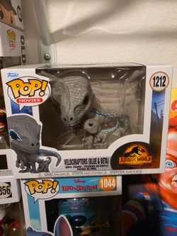 Funko Pop Movies Velociraptors Blue & Beta #1212