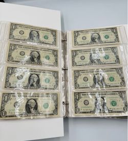Lot of 239 $1 & 4-$2 Bills 1974 & 1988 w/ Star Notes & Sequential #s