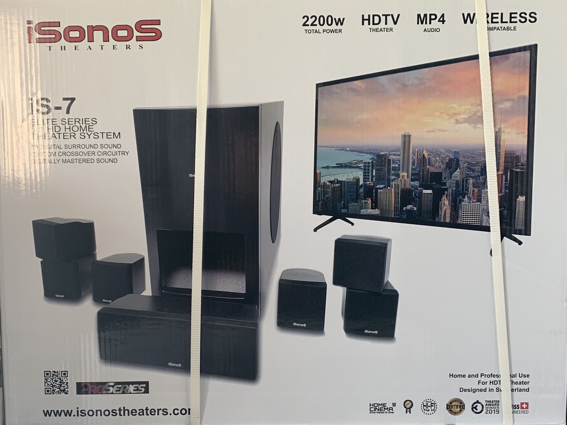 Isonos is7 2200w 5.1 hdtv theater