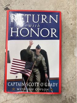 Return with Honor Scott O'Grady Jeff Coplon Hardcover w/ Dust Jacket 1995